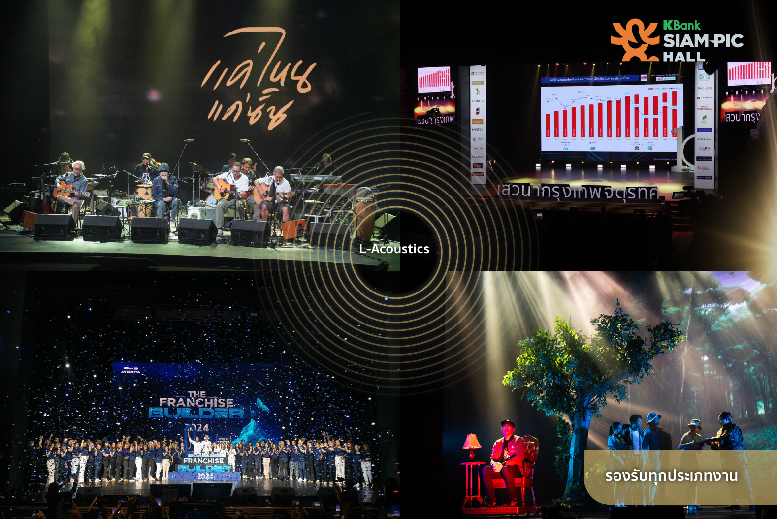 ฮอลล์ที่รองรับทุกประเภทงาน